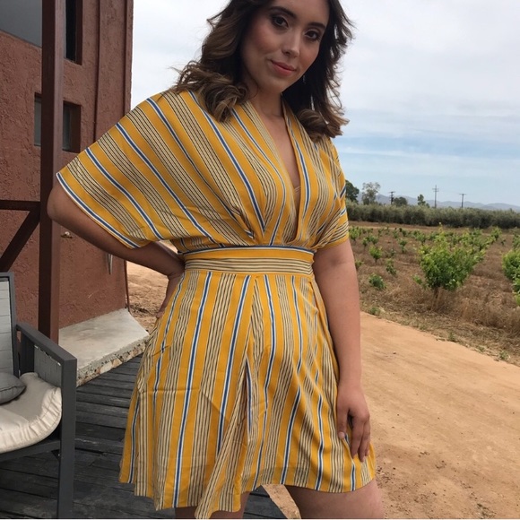 Striped Plus Size Dress - Picture 4 of 7